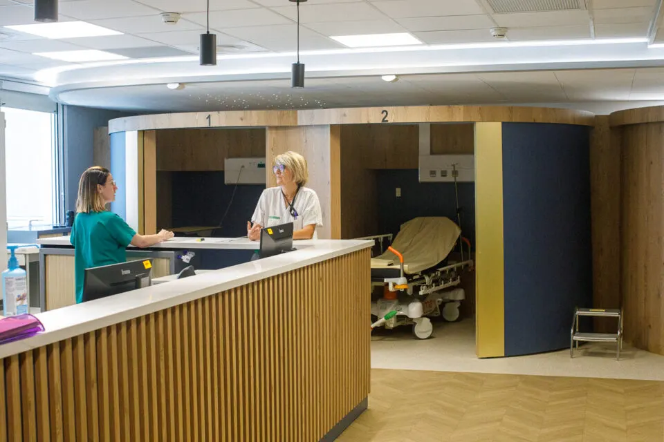 Accueil de l'hôpital de jour de radiologie